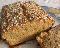 Pão sem glúten com farinha de arroz