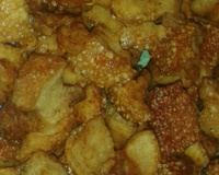 Torresmo pururuca prático de microondas