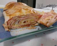 Rocambole de massa de Pastel