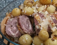 Rocambole de carne moída