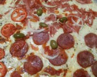 Massa de pizza no liquidificador