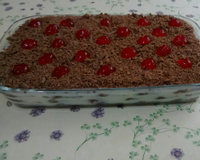 Pavê de bolo pullman de chocolate