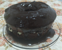 Bolo de chocolate molhado
