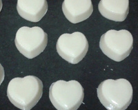 Trufas de chocolate branco