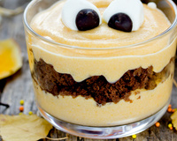 Sobremesa gostosa de bolacha/biscoito recheado