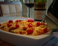 Macarrão de panela de pressão delícia