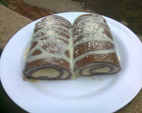 Rocambole de prestígio cremoso