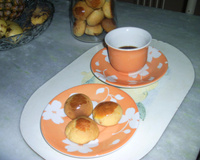 Pão de minuto com goiabada