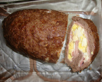 Rocambole de carne moída