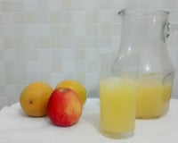Suco de laranja com maçã