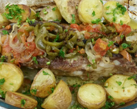 Costelinha de porco assada