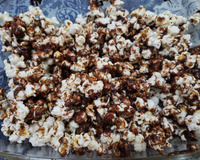 Pipoca com chocolate