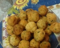 Bolinho de bacalhau e mandioca