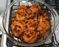 Frango à milanesa no forno