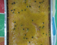 Bolo simples de maracujá