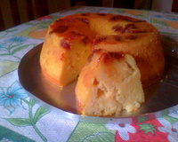 Bolo de fubá cremoso