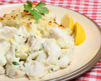 Torta de bacalhau cremosa