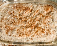 Arroz doce simples e tradicional