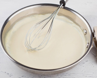Molho branco sem glúten cremoso com leite integral