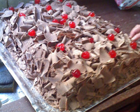 Bolo de mousse de chocolate