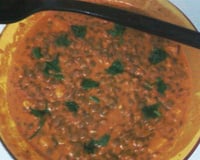 Lentilha cremosa do chef Carvalho