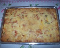 Torta de frango com palmito