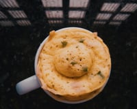 Torta salgada de caneca