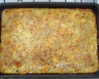 Torta de legumes prática de liquidificador