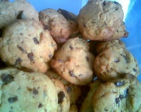 Cookies com pedaços de chocolate