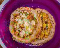 Esfiha aberta tipo Habib's