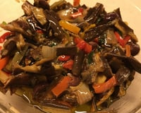 Antepasto de berinjela assada