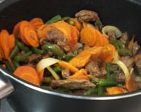 Picadinho de bife de alcatra ou contra filé