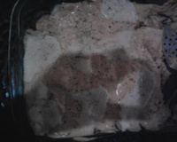 Panqueca de frango ao molho rosé