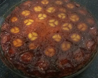 Torta de banana caramelizada