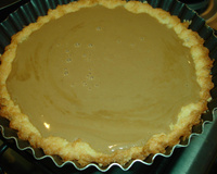 Torta de café com amêndoas