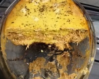 Torta de milho com frango