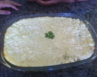 Escondidinho de batata com carne seca