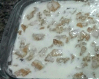 Pavê de chocolate com biscoito maizena