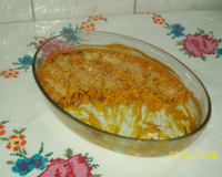 Escondidinho de abóbora com carne de sol