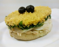 Bacalhau com broa de milho