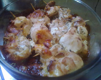 Filé de frango recheado