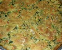 Torta de legumes prática de liquidificador