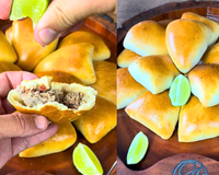 Essa é a esfiha fechada mais fácil do mundo: massa simples e recheio suculento de carne moída com muito tempero