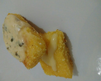 Polenta frita crocante