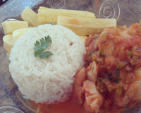 Filé de abadejo ao molho