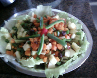 Salada festiva refrescante