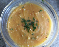 Purê de batata-doce com cenoura