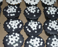 Cupcake Explosion Black and White