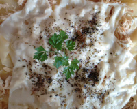 Lasanha de frango ao molho branco