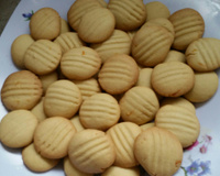 Biscoito amanteigado de laranja